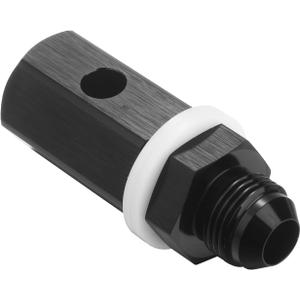 10AN Male Fuel Cell Tank Rollover Vent Valve Aluminum Black