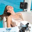 Magnetic Cruise Desk Mini Fan, 4000mAh Ultra-Slim Travel Fan Rechargeable, 0-100 Speeds, 150 Adjustable Portable Fan for Ship Cabin, Bedroom Sleeping, Camping, Travel & Cruise Essentials 2026, Black