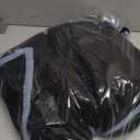 Yanekop Womens Quarter Zip Pullover Sherpa Fleece Jacket Oversized Zip Up Sweatshirt Half Zip Pullover Fuzzy Outerwear (Medium, Black Blue)