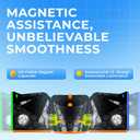 GAN 356 M, Speed Cube 3x3 Magnetic Speedcube Stickerless 356M Fidget Toys for Kids Adults, No Extra GES