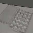 Clear Egg Holder for Refrigerator - Stackable Plastic Egg Tray with Lid, Large Capacity Egg Storage Bin, Durable Fridge Organizer for Kitchen & Countertop - Holds 24 Eggs