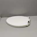 KOHLER K-4774-0 Brevia Elongated White Toilet Seat with Quick-Release Hinges And Quick-Attach Hardware For Easy Clean, White
