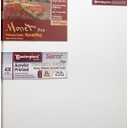 Masterpiece ZSME-1421 Monet Pro 1.5" Deep Cotton 14.6oz Sierra Heavy Weight Medium Tooth Stretched Artist Canvas 14" x 21" 3 Pack