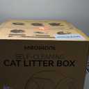 MeoWant Self Cleaning Cat Litter Box, Open-Top Automatic Cat Litter Box with Safety Protection, App Control, Odor-Free Cat Litter Box for Multiple Cats