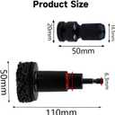Wheel Hub Resurfacing and Cleaning Kit, Professional Rust Removal Tool for Brake Surface, Lug Studs and Rotors, Compatible