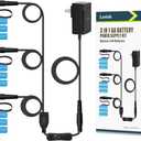 Lenink 1 to 3 AC Power Supply Adapter Kit with On/Off Switch for AA Battery, Replace 3 AA Battery