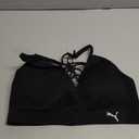 PUMA Women's Seamless Padded Sports Bra (X-Large, Black/Metallic)