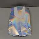 12 Pcs Non-woven Reusable Gift Bags With Handles for Party Favor 8W x 4L x10H Size (Iridescent)