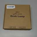 15W LED Desk Lamp with USB Charging Ports  Dimmable Table Lamp with 3 Color Temps, 5 Brightness, 4 Timers, Flexible Gooseneck Light with Base, Eye-Caring Reading Light for Home Office, Bedroom, Study (Black)