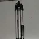 Amazon Basics 50" Lightweight Tripod for Camera and Phone with Travel Bag, Remote Control and Phone Holder, Height Adjustable, Aluminum, Silver