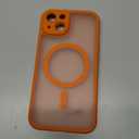 TOCOL for Phone 13 Case, Compatible with Magsafe Charger, Full Camera Protection, Drop Protection, Translucent Matte Phone Case for iPhone 13 6.1 inch (Orange)