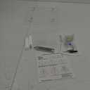 YestBuy 4 Tier Acrylic Cupcake Stand Afternoon Tea Cake Stand Large Cupcake Stand Cupcake Tower Cupcake Holder for Pastry + LED Light String Ideal for Weddings Birthday Bar Party Dcor (Blue Light)