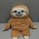 Weighted Stuffed Animal for Anxiety | Calming & Comforting 5 Lbs | Weighted Plush Animal Sloth | Anxiety Stuffed Animals for Adults & Kids | Carrying Bag Included | Machine Washable Weighted Plushie