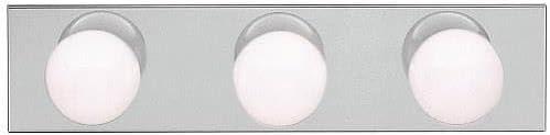 Kichler Linear Bath 3-Light Bathroom Vanity Light, Brushed Nickel
Bath bar vanity light for damp locations and bathroom mirrors (18" x 5.5" x 4.5")