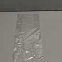 Clear Gusseted Poly Bags, 8 x 4 x 18 Inches. Waterproof Side Gusseted Plastic Bags with Open Top. 2 Mil Thick Flat Bottom Clear Bag for Packaging Popcorn, Cookies, Bread