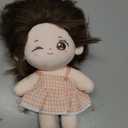 CALEMBOU Plush Doll, 20cm Cute Cotton Dolls with Skeleton, Anime Plushies Soft Stuffed Dress Up Doll, Kawaii Plush Toys Rag Dolls with Clothes Birthday Gift for Girls (Doll&Clothes-Winkii)