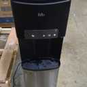 Brio ICE 420 Water Cooler Dispenser for 5 Gallon Bottle with Ice Maker, Bottom Load | UV Self Cleaning Technology, Night Light, Child Safety Lock & 2X Fast Dispense | Black & Stainless