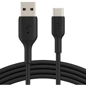 Belkin USB A to USB C Cable, 6.6ft, 15W - Type C Charger, iPhone Charger Cord for iPhone 16 & 15, Galaxy S25, Pixel 9, iPad Pro, Airpods Pro, Switch, CarPlay & More - Black