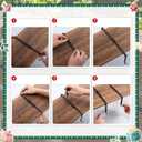 Frienda 6 Pcs Adjustable Outdoor Light String Metal Hooks for 6-11 Inch Concrete Wall Cinder Block Fence Hangers Outdoor Light String Hooks No Drill for Concrete Wall Cinder Block and Fence(Black)