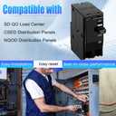 100Amp 2-Pole Circuit Breaker for QO2100CP,Compatible with SD QO Load Center, CSED, and NQOD Distribution Panels,120/240 V,10kA