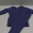 American Trends Kids Thermal Underwear Set Ultra Soft Kids Long Johns Sets Toddler Base Layer for Boys Girls (Large (100) /3T-4T, Navy)
