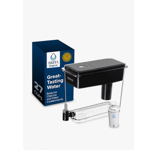 Brita UltraMax Large Water Dispenser With Standard Filter, BPAFree, Reduces Copper, Cadmium and Mercury Impurities, Lasts 2 Months or 40 Gallons, Includes 1 Filter, Kitchen Accessories, Large 27Cup