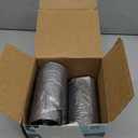 Color Scents Small Trash Bags - 4 Gallon, 200 Bags (1 Pack of 200 Count), Drawstring - Silver Bag in Simply Clean Scent with Microban