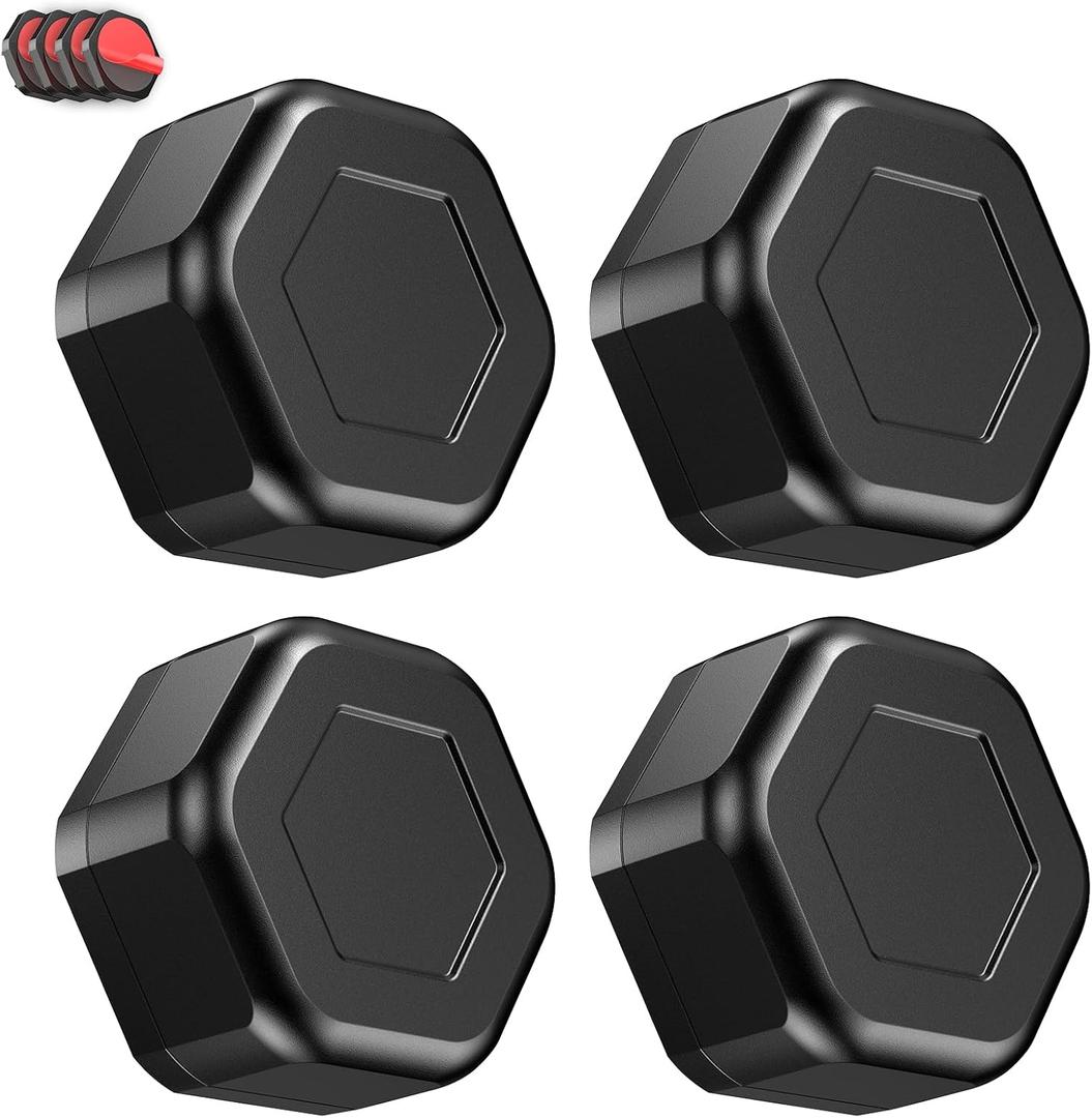 for Airtag Magnetic Case  Tagginnc Powerful Magnet & Discreet Hexagonal Nut Design with Sticky & Non-Slip Base, Waterproof and Durable, Compatible with AirTag for Cars, Trucks & Trailers (4 Pack)