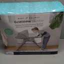 Baby Delight Slumber Deluxe Rocking Bassinet, Portable Baby Bassinet, Removable Canopy, Charcoal Tweed