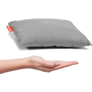 Pipsqueak Small Pillow - Mini 11 x 7 inches - Tiny Pillow for Travel, Dogs, Toddlers, Kids, Lumbar, Knees and Neck - Gray