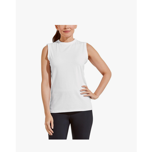 Women's LumaLeo High Neck Tank Top - Sun Protective, Size S