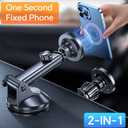Coolpow for MagSafe Car MountWindshield+Vent+Dash Magnetic Phone Holder for Car Phone Holder Mount Cell Phone Holders for Your Car Accessories Gifts for Mothers Day Phone Holder for iPhone 17 16 15