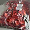 Valentines Day Decor 33Ft Tinsel Red Heart Garland Glitter Metallic Twist Valentine Decorations for Indoor Outdoor Holiday Home Tree Mantle Party Office Parade Floats Ornaments - Red 1