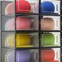 Hat Organizer for Baseball Caps, Hat Storage Box Showcase, Baseball Caps Collection Display Boxes Stackable, Dust-proof for Closet Cap Holder(Pack of 8)