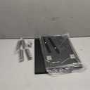 Dual-Monitor-Stand-Riser-For-Desk Adjustable Length 32-40 Inch，Large Desktop Computer Monitor Riser For 2 Screens，Desk Shelf Organizer Riser Stand For Computer/Laptop/PC/Printer/TV Black