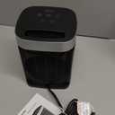 Small Portable Space Heater for Indoor Use - VOCRS 1500W PTC Electric Heater with Thermostat, Remote Control, 12H Timer, Eco and Fan Mode, Rapid and Safe Heating for Bedroom, Office