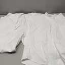 Scrubs for Women Set - Stand-Up V-Neck Scrub Top & Straight-Leg Pants with 5 Pockets,Women's Scrub Set, Size S (White)