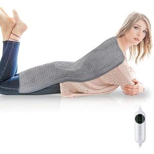 Large Heating Pad,20"x40" Extra Large Heating Pad for Back Pain Relief Electric Heating for Period Cramps Neck Shoulder Knee Pain Relief Moist/Dry Heat Auto Shut Off 10 Heat Setting Machine Washable