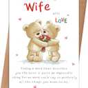 6 x Anniversary Card Gifts for Wife, Romantic Wedding Anniversary Card Gift for Wife from Husband