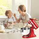 Stainless Steel Flat Beater for KitchenAid 4.5-5 Quart Tilt-Head Stand Mixers, 5 QT Mixer Paddles Stainless Steel Non Coated, Mixer Beater Attachment Dishwasher Safe