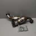 Upgrade Front & Rear Converter Compatible with 2011-2019 Chrysler Town & Country, Dodge Grand Caravan, Journey, Avenger, 200 3.6L Replace 674121 (EPA Compliant)