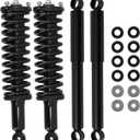 maXpeedingrods Front Strut & Rear Shock for Toyota Tacoma 4WD 1995-2004 RWD 1998-2004, 171352L 171352R 37113 Suspension Strut w/Coil Spring Shock Absorber Assembly