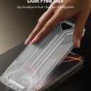 3 x 2 Pack for iPhone 14 Pro Max Privacy Screen Protector Tempered Glass:9H+ Durable, Auto Positioning, Bubble Free, High Definition, Easy Installation