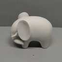 Elephant Statue Decor Simple Ceramics Elephant Figurines Creative Home Decorations for Living Room Modern Style (Large)