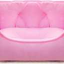 pawstrip Cute Princess Dog Bed Pink Puppy Bed for Small Dogs Breathable Cat Couch Bowknot Pet Cushion Comfortable Kitten Nest Girl Doggy Sofa, Waterproof Bottom (Pink)