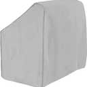 Boat Center Console Cover, 600D Marine Grade Polyester Canvas, Waterproof, Grey (Small Size up to 36" W 24" L 42" H)