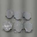 12 Pack Metal Basket Labels Clip On for Storage Bins, Basket Tags White Bin Tags, Removable Pantry Fabric Closet Box Container Holders Hanging Drawer Labels with Chalk Markers