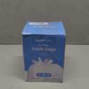 Amazon Basics 8 Gallon Flap Tie Trash Bags, 80 Count Fresh Scent