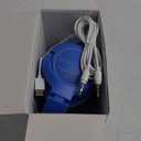 iClever Kids Bluetooth Headphones with LED Lights, 43H Playtime, Type-C Fast Charging, BTH18 Safe Volume 74/85dBA, Bluetooth5.3,Toddler Headphones Aux Cord for iPad/Tablet/Travel/School, Blue