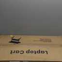 ErGear Mobile Standing Desk with Wheels, Adjustable Height 28.3″ to 46.1″, Rolling Laptop Cart with Cup Holder, Storage Basket, Computer & Pen Slot, Home Office Stand Up Desk, White (31.5″ x 15.75″)